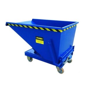Contenedor basculante para carretilla