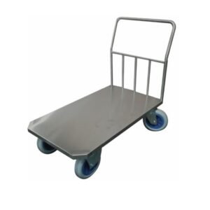 Carro plataforma con ruedas inoxidable
